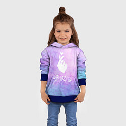 Толстовка-худи детская Stray Kids, цвет: 3D-синий — фото 2