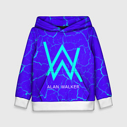 Толстовка-худи детская ALAN WALKER АЛАН УОКЕР, цвет: 3D-белый