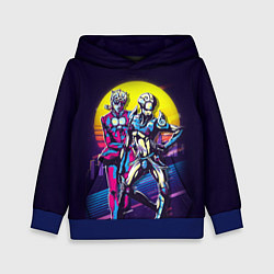 Толстовка-худи детская JoJo’s Bizarre Adventure, цвет: 3D-синий