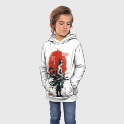 Толстовка-худи детская ONE PIECE ZOHO SAMURAI, цвет: 3D-белый — фото 2