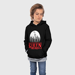 Толстовка-худи детская Siren Head, цвет: 3D-меланж — фото 2
