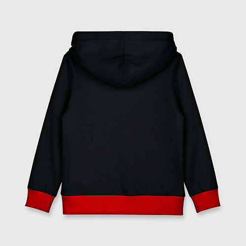 Детская толстовка Хэллоуин Кот / 3D-Красный – фото 2