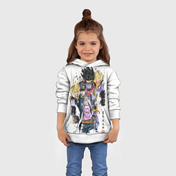 Толстовка-худи детская JOJO, цвет: 3D-белый — фото 2