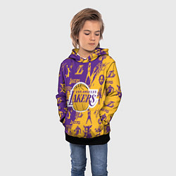 Толстовка-худи детская КОБИ БРАЙАНТ, цвет: 3D-черный — фото 2