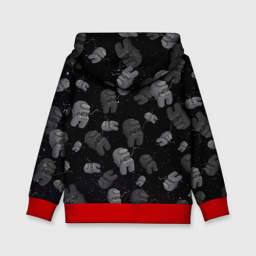 Детская толстовка AMONG US / 3D-Красный – фото 2