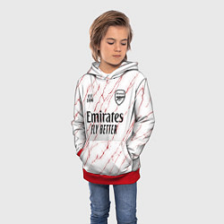 Толстовка-худи детская ARSENAL 2021 - ГОСТЕВАЯ, цвет: 3D-красный — фото 2