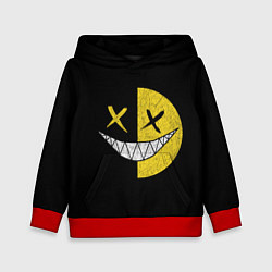 Толстовка-худи детская SMILE, цвет: 3D-красный