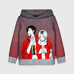 Толстовка-худи детская Haikyu!!!, цвет: 3D-меланж