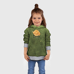 Толстовка-худи детская Erumpent, цвет: 3D-меланж — фото 2