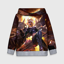 Толстовка-худи детская Kayle Кейл, цвет: 3D-меланж