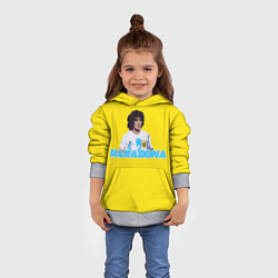 Толстовка-худи детская Диего Марадона, цвет: 3D-меланж — фото 2