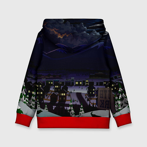 Детская толстовка Южный Парк South Park / 3D-Красный – фото 2