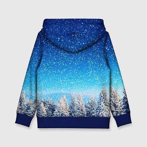 Детская толстовка Happy New Year / 3D-Синий – фото 2