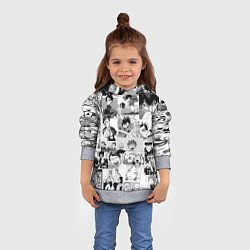 Толстовка-худи детская Haikyu, цвет: 3D-меланж — фото 2