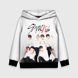 Толстовка-худи детская STRAY KIDS, цвет: 3D-черный