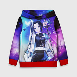 Толстовка-худи детская Шинобу, цвет: 3D-красный