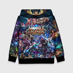 Толстовка-худи детская Mobile Legends Z, цвет: 3D-черный