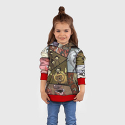 Толстовка-худи детская Dont Starve, цвет: 3D-красный — фото 2