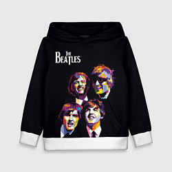 Толстовка-худи детская The Beatles, цвет: 3D-белый