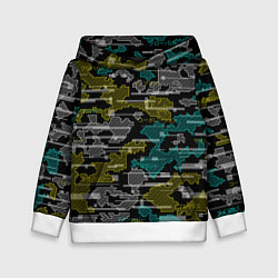 Детская толстовка Futuristic Camo