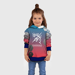 Толстовка-худи детская DISHONORED, цвет: 3D-синий — фото 2