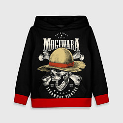 Толстовка-худи детская MUGIWARA ONE PIECE, цвет: 3D-красный