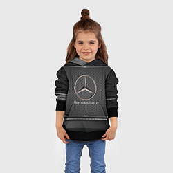 Толстовка-худи детская MERCEDES BENZ МЕРСЕДЕС БЕНЗ, цвет: 3D-черный — фото 2