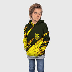 Толстовка-худи детская Bumblebee, цвет: 3D-меланж — фото 2