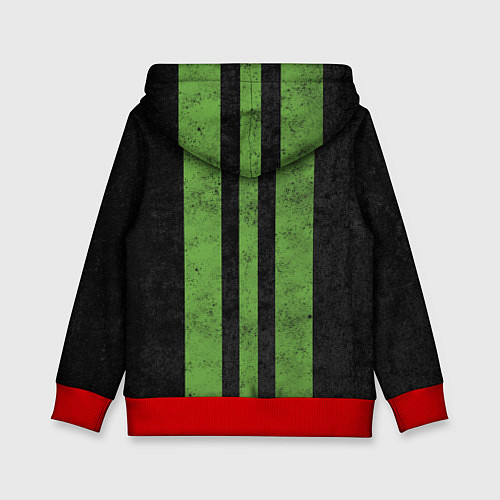 Детская толстовка Skoda Green Logo Z / 3D-Красный – фото 2