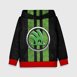 Детская толстовка Skoda Green Logo Z