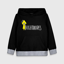 Толстовка-худи детская Little Nightmares, цвет: 3D-меланж