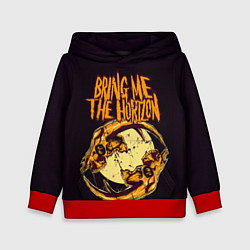 Толстовка-худи детская BRING ME THE HORIZON, цвет: 3D-красный