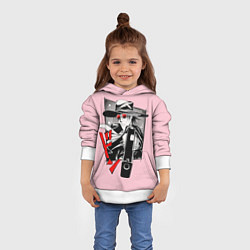 Толстовка-худи детская Hellsing Хеллсинг, цвет: 3D-белый — фото 2