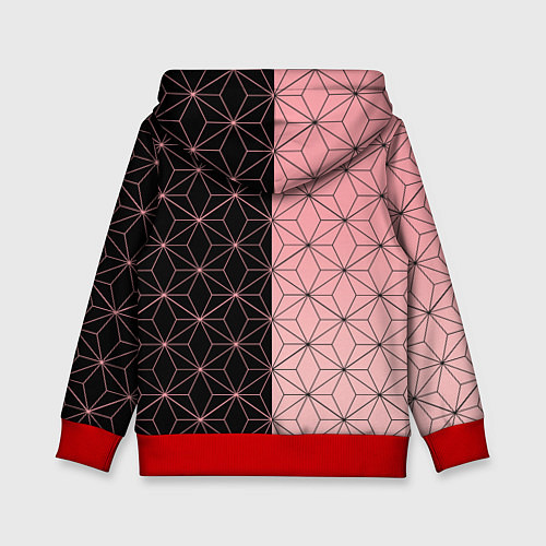 Детская толстовка КОСТЮМ НЕЗУКО NEZUKO / 3D-Красный – фото 2