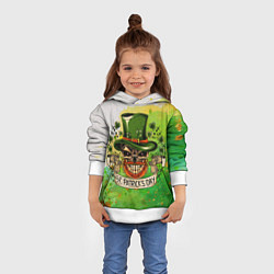 Толстовка-худи детская Рыжий, цвет: 3D-белый — фото 2