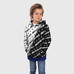 Толстовка-худи детская MERCEDES BENZ AMG, цвет: 3D-синий — фото 2