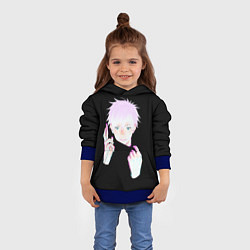 Толстовка-худи детская ГОДЖО САТОРУ GOJO SATORU, цвет: 3D-синий — фото 2