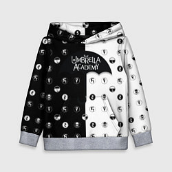 Толстовка-худи детская Umbrella Academy, цвет: 3D-меланж