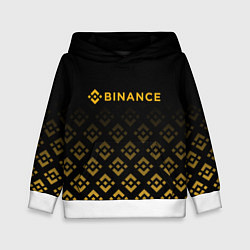 Детская толстовка BINANCE БИНАНС БИРЖА