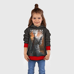 Толстовка-худи детская The Medium, цвет: 3D-красный — фото 2