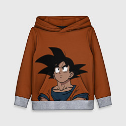 Толстовка-худи детская DRAGON BALL ДРАГОН БОЛЛ, цвет: 3D-меланж