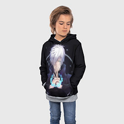 Толстовка-худи детская ГОДЖО САТОРУ GOJO SATORU, цвет: 3D-меланж — фото 2
