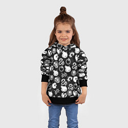 Толстовка-худи детская SEVEN DEADLY SINS СИМВОЛЫ, цвет: 3D-черный — фото 2