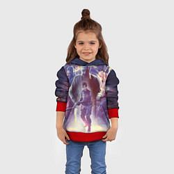 Толстовка-худи детская Resident Evil 25-летие, цвет: 3D-красный — фото 2