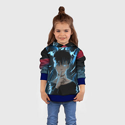 Толстовка-худи детская Solo leveling Manga, цвет: 3D-синий — фото 2