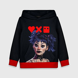 Детская толстовка Love, Death and Robots Lora Z