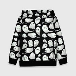 Толстовка-худи детская Boo Привидения, цвет: 3D-черный