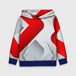 Детская толстовка 3D SPORT STYLE RED WHITE