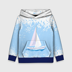 Детская толстовка ОДИНОКАЯ ЛОДКА SAILBOAT Z