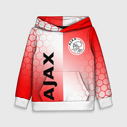Толстовка-худи детская FC AJAX AMSTERDAM ФК АЯКС, цвет: 3D-белый